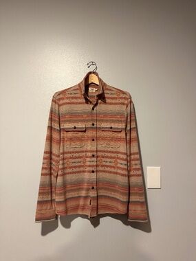 Faherty Legend Sweater Shirt (Native Print)